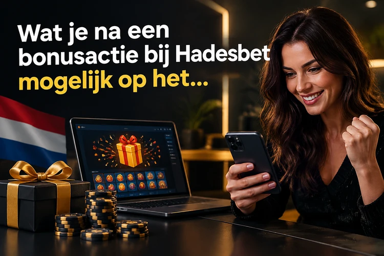 Wat je na een bonusactie bij Hadesbet mogelijk op het scherm ziet