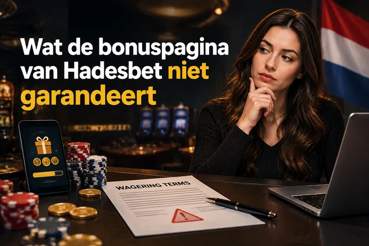 Wat de bonuspagina van Hadesbet niet garandeert