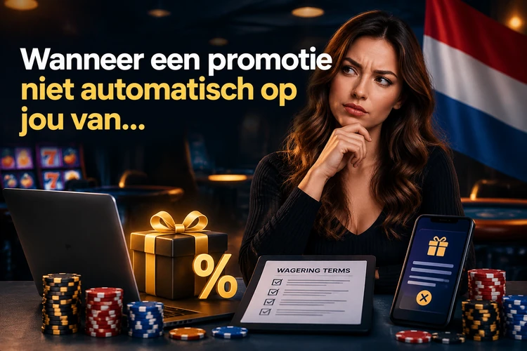 Wanneer een promotie niet automatisch op jou van toepassing is