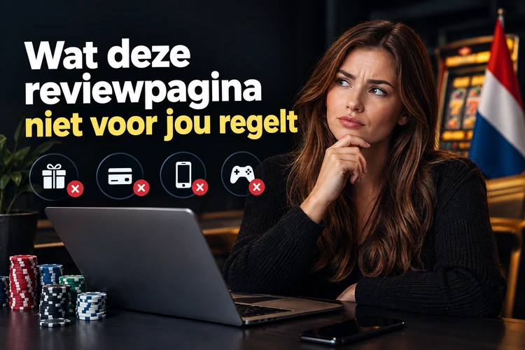Wat deze reviewpagina niet voor jou regelt